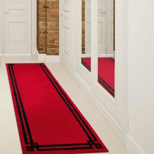 Alfombra De Pasillo Rojo 70 X 230 Cm Amigo