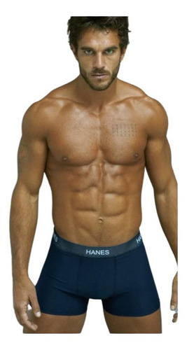 Pack X 3 Boxer Hanes Microfibra Lycra Calado C/elastico 7301