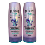 Kit 2 Condicionado Reidratante 400ml Elseve Pure Hialurônico