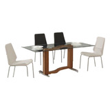 Mesa De Comedor Base Central Curva 200x100cm Outlet