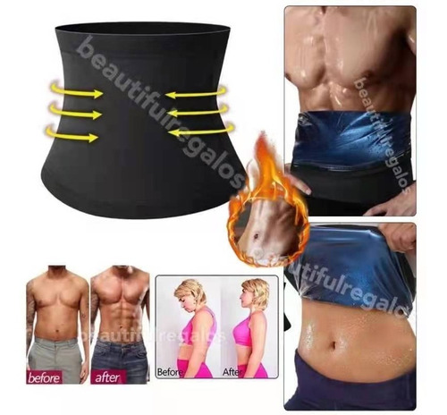 Faja Termica Modeladora Reductora Compresion Sauna Ligero 