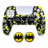 Funda Protector De Control Ps5 Batman + Gomas