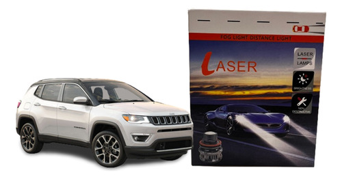 Luces Cree Led Laser  Jeep Compass (instalación) 