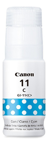 Tinta Para Impresora Canon Gi-11 Color Cian De 70 Ml