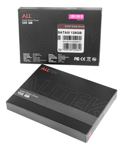 Hd Ssd 128gb Alltek 2.5 Sata Ill 6 Gbs - 3 Anos De Garantia 