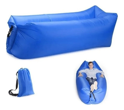 Sofa Sillon Inflable Tumbona Colchon Cama Banano Camping