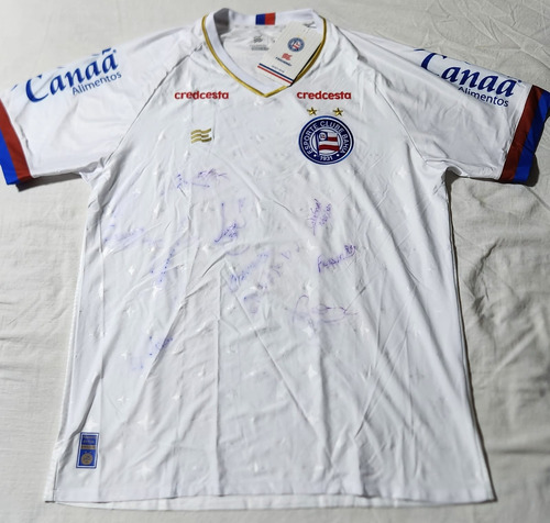 Camisa Do Bahia Oficial Autografada Brasileirão 2020