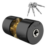 Cilindro Miolo Preto Fosco + 4 Chaves Tetra 1800/1803 Stam