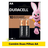 Pilha Duracell Aa Com 2 Un Controle Game | Controle Remoto