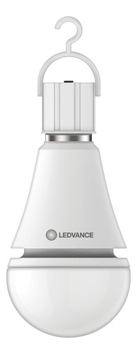 Lámpara Foco Emergencia Ledvance Luz Led 7.5w + Bateria Color Blanco