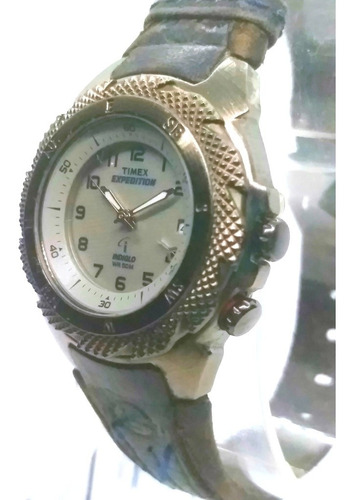 Reloj Timex Expedition Indiglo Alarma Por Agujas Dama Casio 