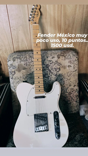 Guitarra Fender Telecaster Mexico Año 2009-2010 