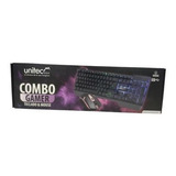 Combo Gamer 2 En 1 Teclado Mouse Iluminación Led Multicolor