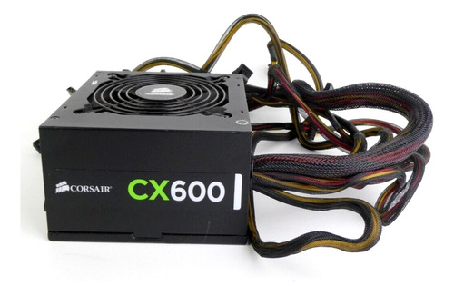 Fonte Corsair Cx Series Cx600 600w Black 100v/240v