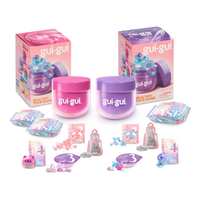 Kit Slime Gui Gui Aromatizado 2pack Gloss Clear Diy | Envío gratis