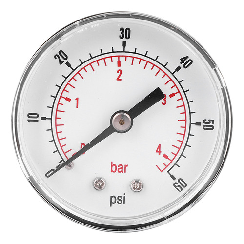 Manómetro De Agua De 0-60 Psi, 0-4 Bar, Enchufe Británico, 5