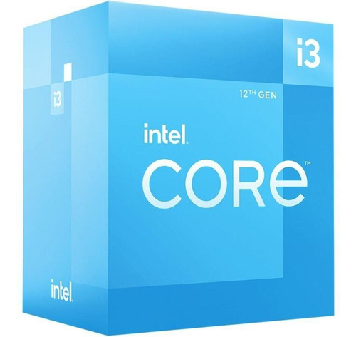 Procesador Intel Alderlake Core I3-12100 S1700 4 Nucleos