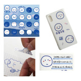 Sticker 40 Estampas Transparentes Plástico Emociones Scrapbo