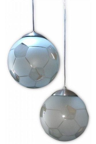 Lustre Pendente Bola De Futebol 20x20 Duplo Especial