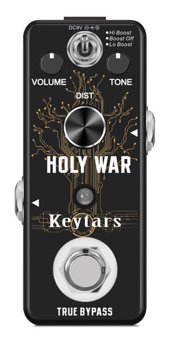 Pedal De Distorsión De Heavy Metal Keytars Lef-305 Holy War