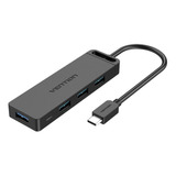 Vention  - Hub Type C Usbc X 4 Portas Usb 3.0 1 Metro Tgkbf