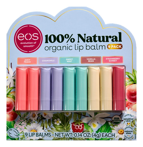 Eos Lip Balm Organico 5 Sabores