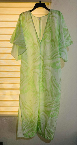 Vestido - Túnica Verde Hm - Talla M / Limpia De Closet M
