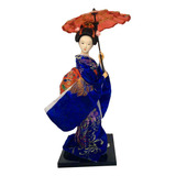 Muñecas Japonesas Con Kimono De Geisha, Figura Estilo A