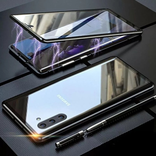 Funda Magnética Full 360 Xiaomi Redmi De Metal Con Vidrio 9h
