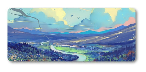 Mousepad Xxl 80x30cm Cod.308 Arte Paisaje Celeste