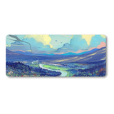 Mousepad Xxl 80x30cm Cod.308 Arte Paisaje Celeste