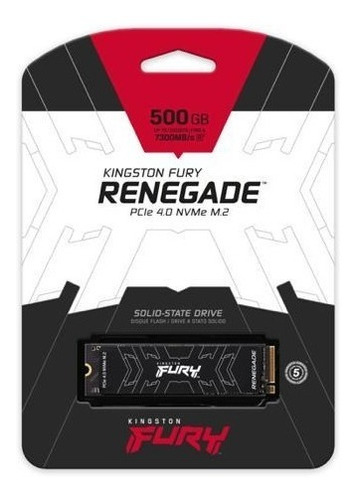 Ssd Kingston Fury Renegade, 500gb, M.2 2280 Nvme C/nfe