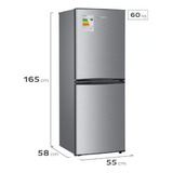 Refrigerador Mademsa Nordik Mr 415 Color Acero