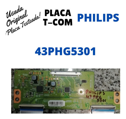 Placa T-com Philips 43pfg5501/77 Original 