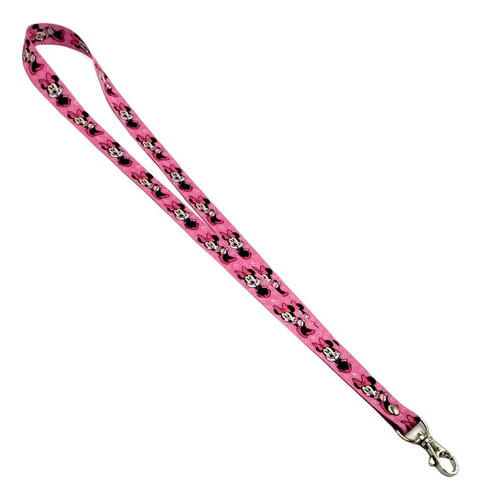 Lanyard Clínico Estampado Minnie Rosa Rosado - Aurísima ®