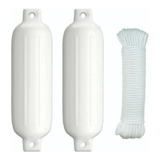 Defensa Inflable Nautica Blanca Nro1 Easterner P/lancha X2un