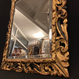 Espejo Biselado Antiguo Dorado Florentino