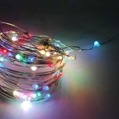 2 Series Tira Arroz 100 Luces Led 10 Metros Hada Alambre Usb | MercadoLibre