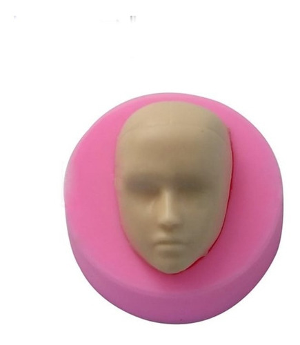 Molde Cabeza Hombre Silicona Fondant Repostería