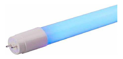 Tubo Led 18w Color Azul T8 Vidrio 120cm