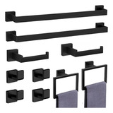 10pieces Matte Black Bathroom Accessories Set, 24 Inch ...