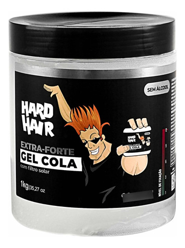 Gel Cola Hard Hair 1kg. Extra Forte