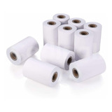 100 Rollos Papel Térmico Impresora 58mm Mini Pos 57mm X 40mm