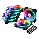 Ventilador Leddess Wireless Rf Control Rgb Led 120mm Case Fa