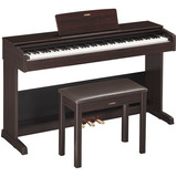 Piano Digital Yamaha Arius Ydp103 Rosewood C/banco 88 Teclas Cor Preto 110v/220v