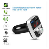 Receptor Bluetooth Autos Transmisor Fm Mp3 Carga Rapida Usb