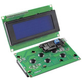 Display Lcd 2004 I2c Serie Backlight Azul 20x4 Hobbytronica