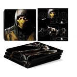 Skin Ps4 Slim + Skin 2 Joyst + 2 Lightbar - Mk