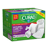 Curad Kit De Cuidado Heridas Curadas 25 Pc 3 Pasos  2 Pack 