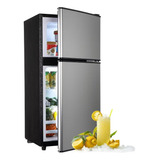 Ootday Refrigerador Compacto Con Congelador, Refrigerador De